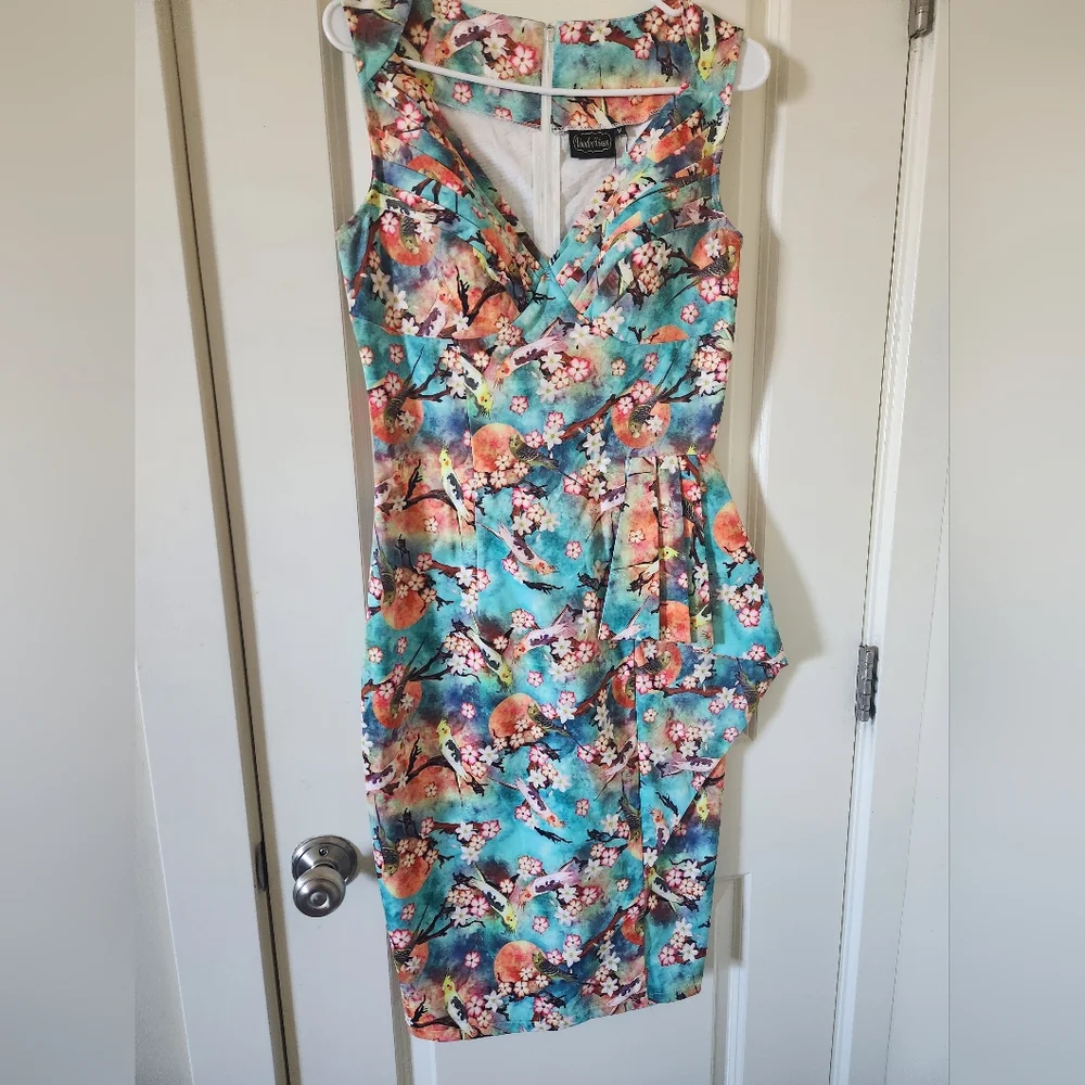 Floral Sleeveless Dress - Picture 1 of 6